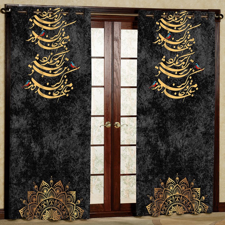 پرده پانچی کد 5252 سایز 280x140 سانتی متر