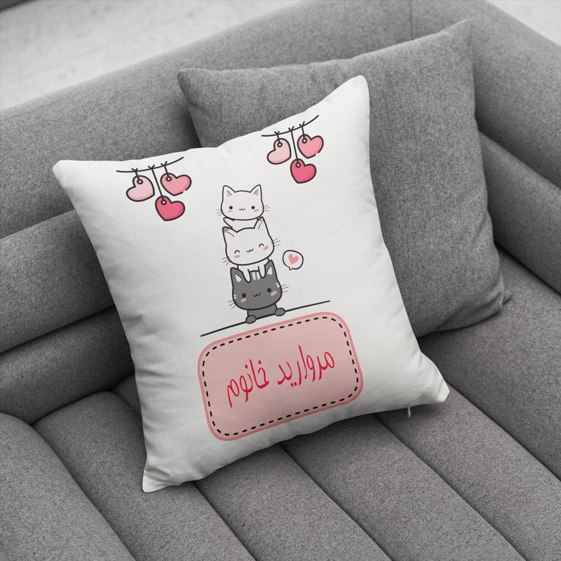 کوسن ناریکو مدل اسم شخصی طرح دخترانه اسم مروارید کد 05835