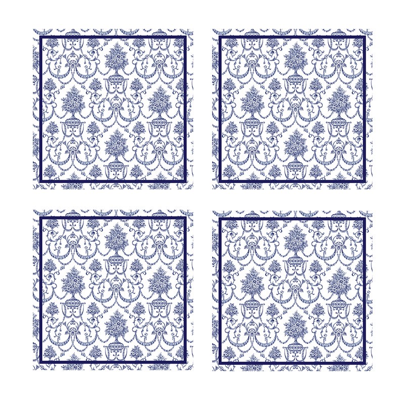 رومیزی مدل مخمل کد M0124 بسته 4 عددی