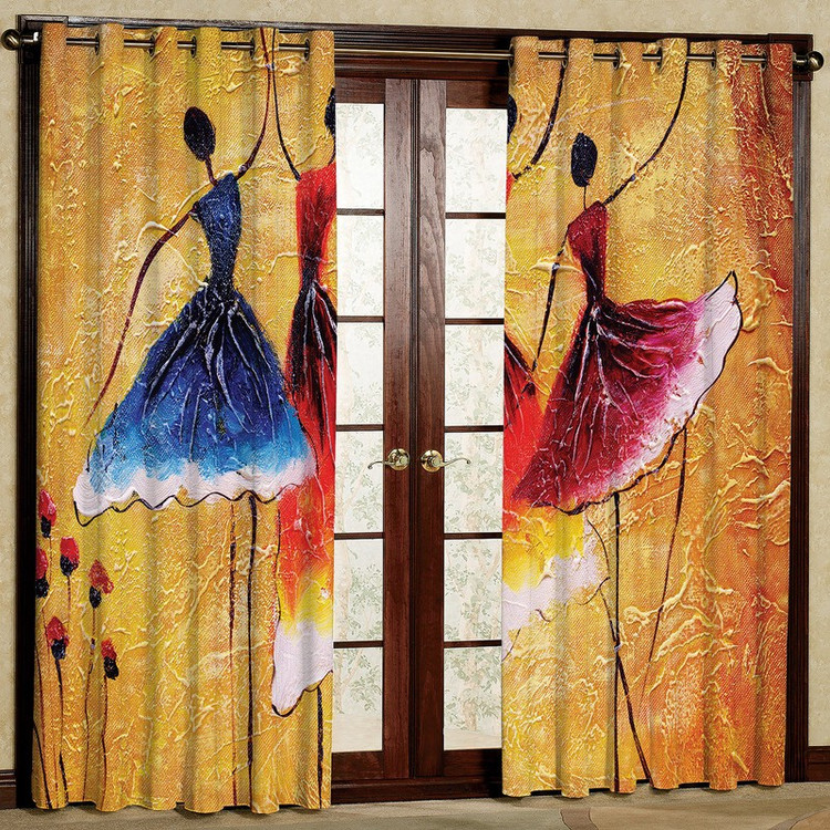 پرده طرح آفریقایی مدل مخمل پانچی کد 1368 W سایز 140x200 سانتی متر