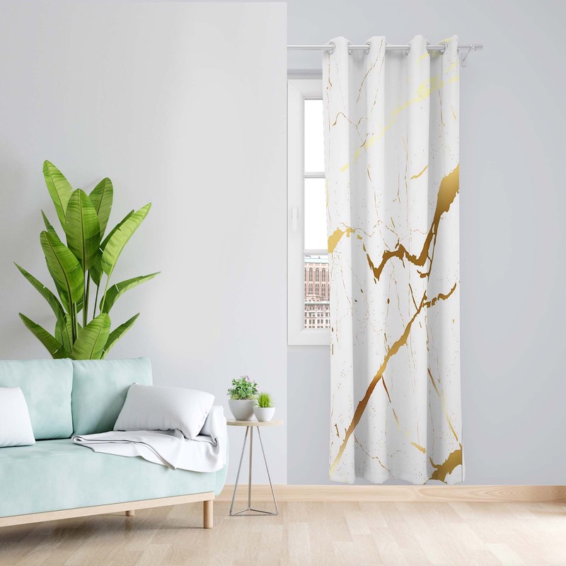 پرده طرح سنگی مدل مخمل پانچی کد 5621R z سایز 140x200 سانتی متر