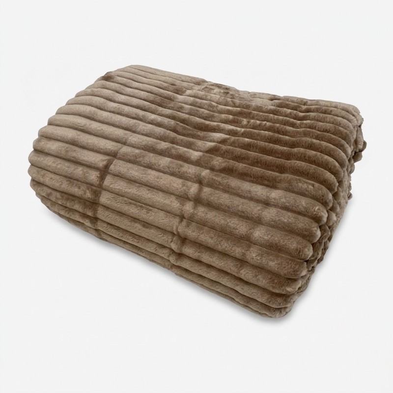 پتو مسافرتی مدل پلیسه دونفره سایز 200x220سانتی متر