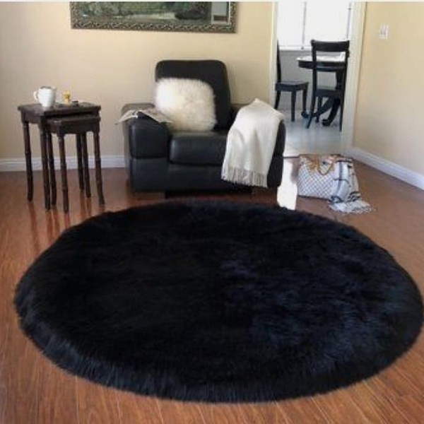 پادری آقای طرح مدل خز فانتزی سایز 110x110 سانتی متر