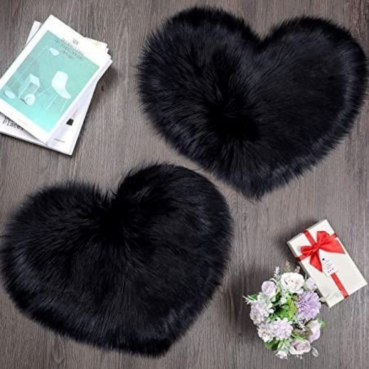 پادری آقای طرح مدل Heart سایز 80x70 سانتی متر مجموعه 2 عددی