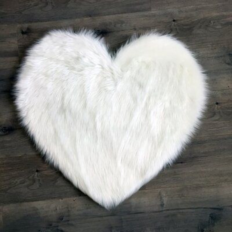 پادری آقای طرح مدل Heart سایز 80x70 سانتی متر مجموعه 2 عددی