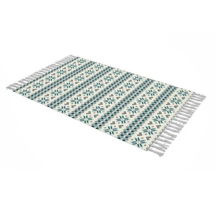 شال مبل مدل دانه های برف کد Q2SH1055 سایز 98x180 سانتی متر