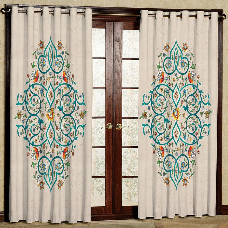 پرده مدل پانچی کد 1 سایز 140x280 سانتی متر
