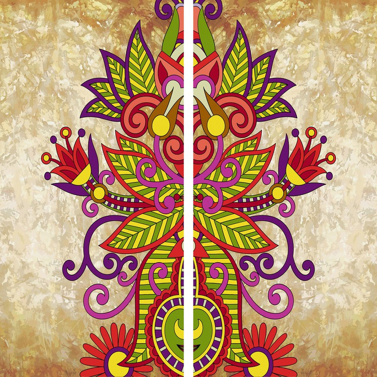 پرده مدل پانچی سایز 280x145 سانتی متر