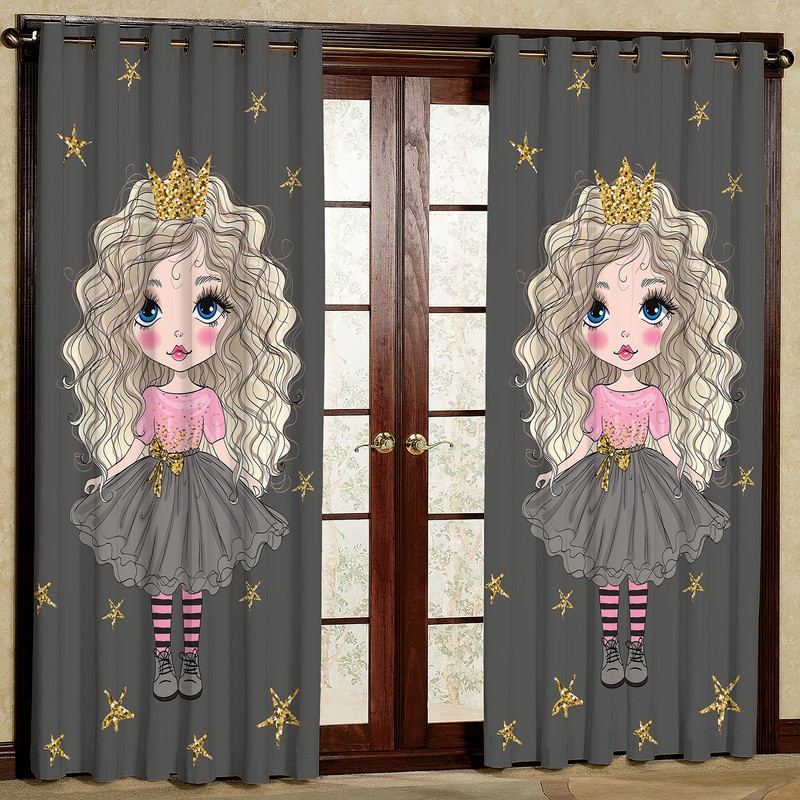 پرده مدل مخمل پانچی کد 6 سایز 140x280 سانتی متر