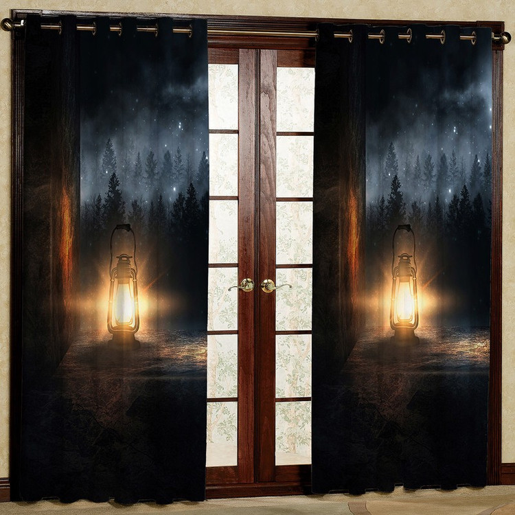 پرده مدل مخمل پانچی کد 2512 سایز 140x280 سانتی متر