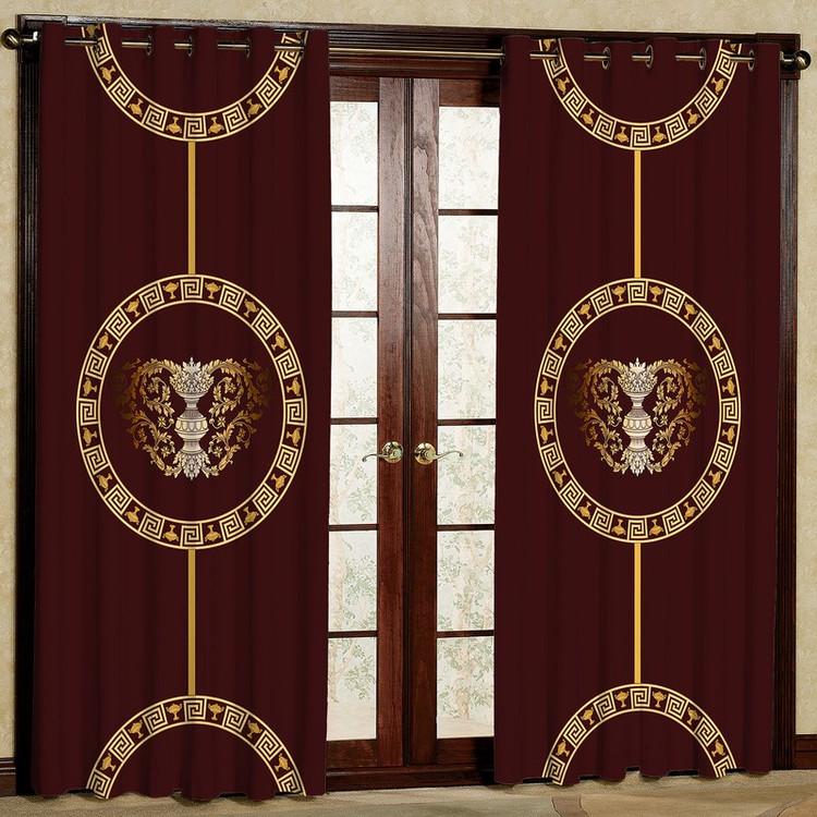 پرده مدل مخمل پانچی کد 4257 سایز 140x280 سانتی متر