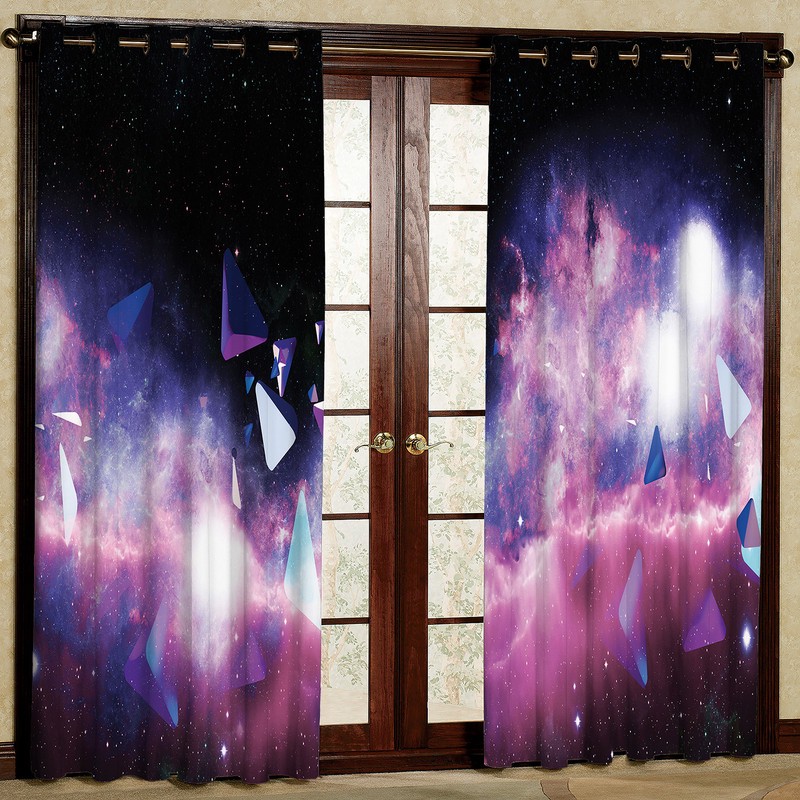 پرده مدل مخمل پانچی کد 2473 سایز 140x280 سانتی متر