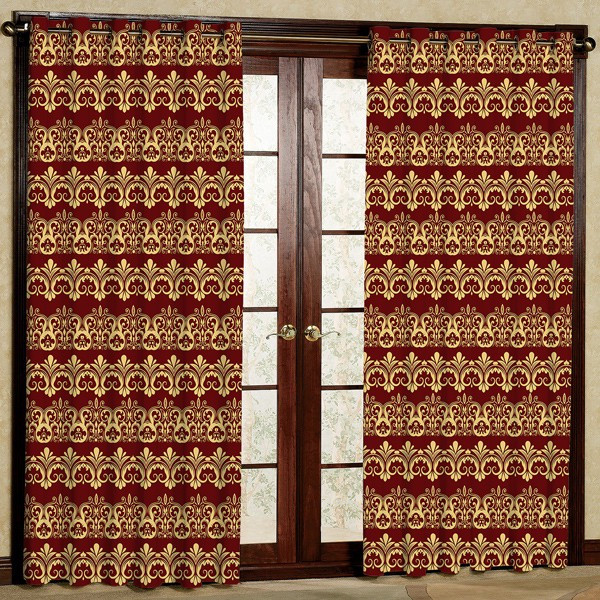 پرده پانچی مدل مخمل کد 5891 سایز 280x140 سانتی متر