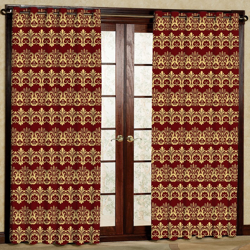 پرده مدل مخمل پانچی کد 1932T2 سایز 200x140 سانتی متر