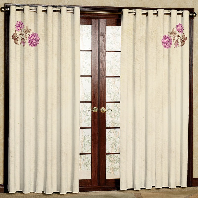 پرده مدل مخمل پانچی کد 1864T2 سایز 200x140 سانتی متر