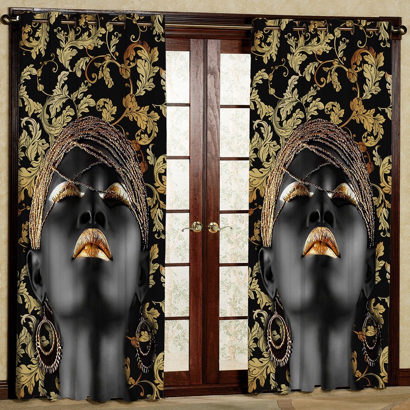 پرده مدل مخمل پانچی کد 1912T2 سایز 200x140 سانتی متر
