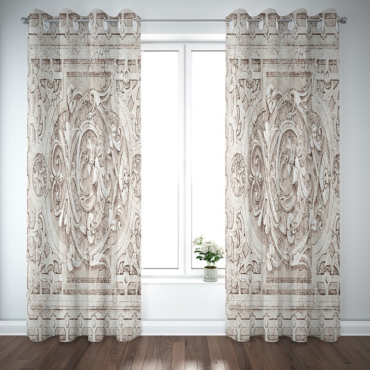 پرده مدل پانچی DK300 16 سایز 300x135 سانتی متر