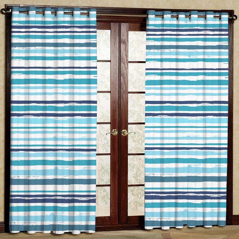 پرده مدل خط هازان پانچی کد 4602 سایز 140x200 سانتی متر