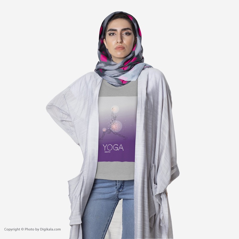 تیشرت زنانه طرح یوگا کد TWBF3005